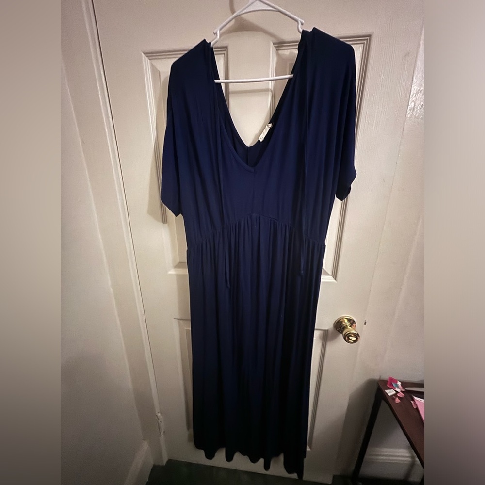 Rae Republic Navy Blue Maxi Dress - Size 3X​
